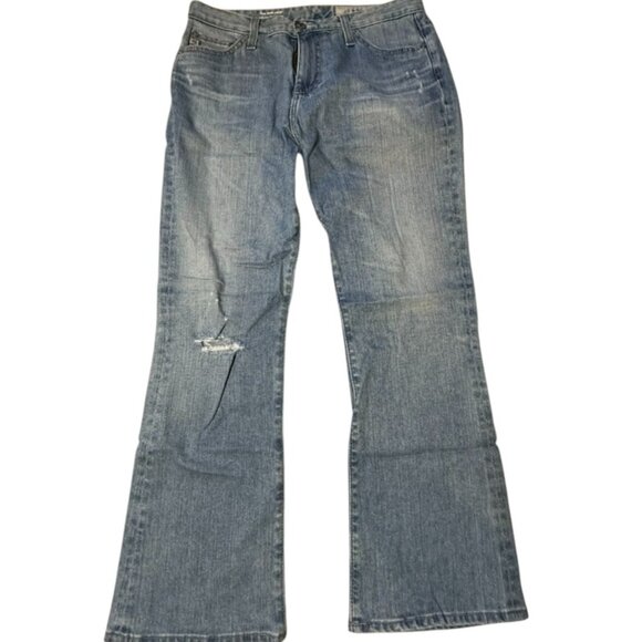 AG jean The Jodi Crop High Rise Slim Flare Crop 28R - Picture 2 of 7